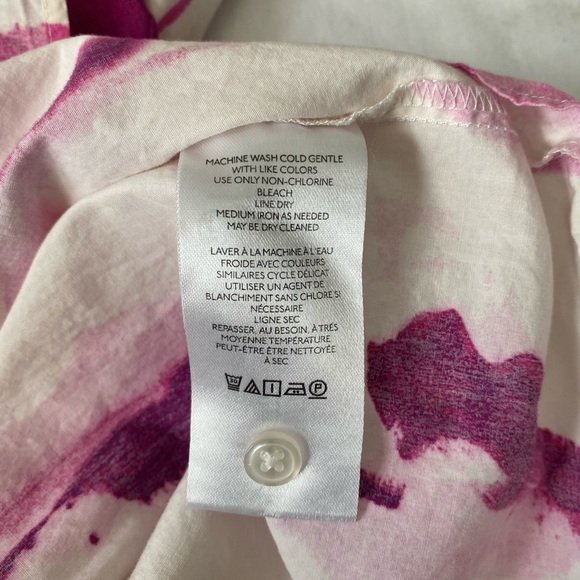 Anthropologie Floral Midi Dress in Pink and Cream - Picture 9 of 11